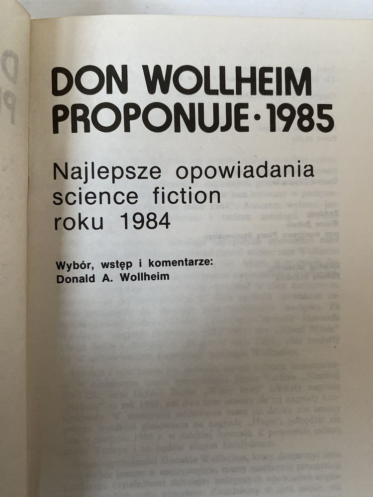 Don Wollheim Proponuje 1985