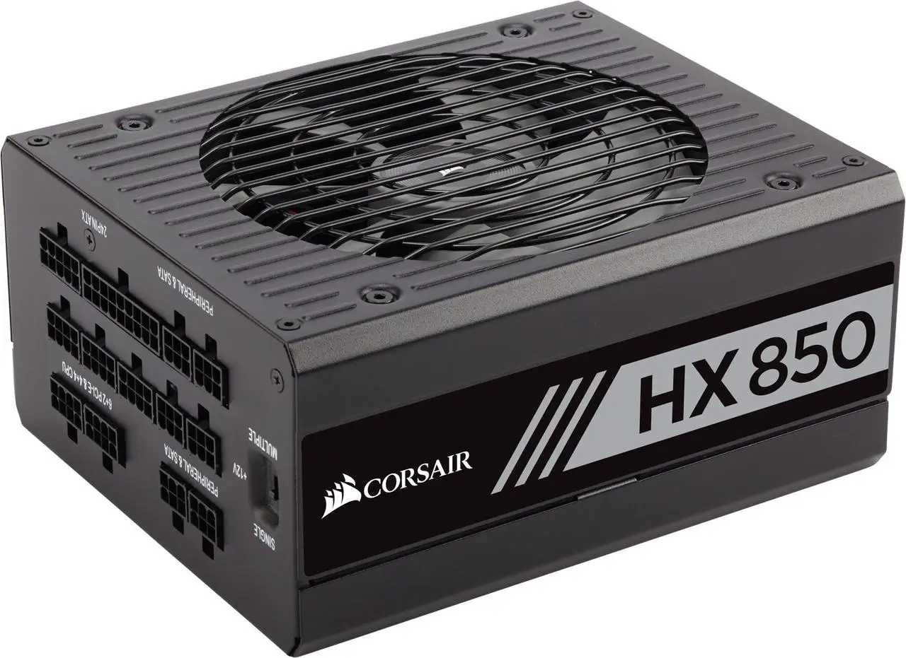 Блок живлення Corsair HX850 — 80 PLUS PLATINUM Certified Modular PSU