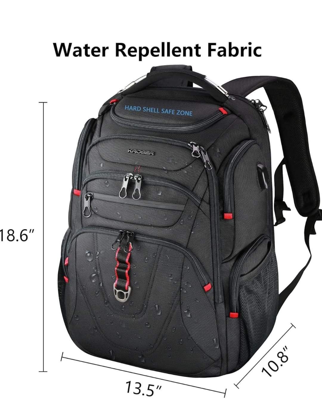 Wodoodporny biznesowy plecak na laptopa 17,3