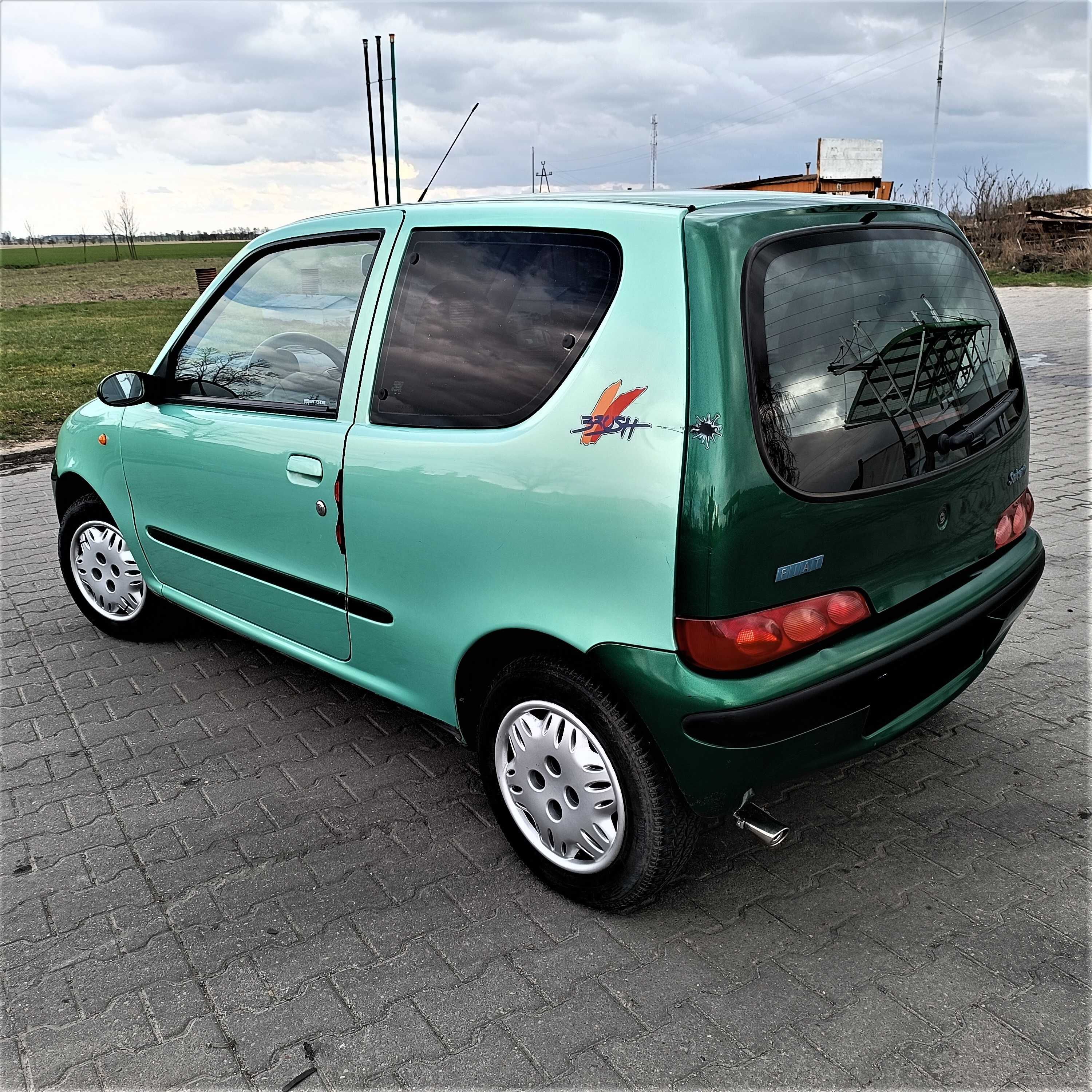 Fiat Seicento BRUSH 900cm3 , oryginalny lakier, przebieg 95tyś.km.