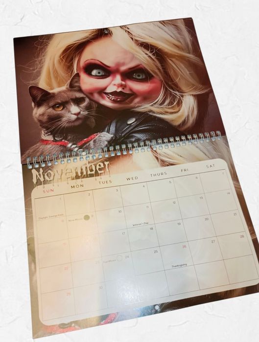 Kalendarz koty horrory