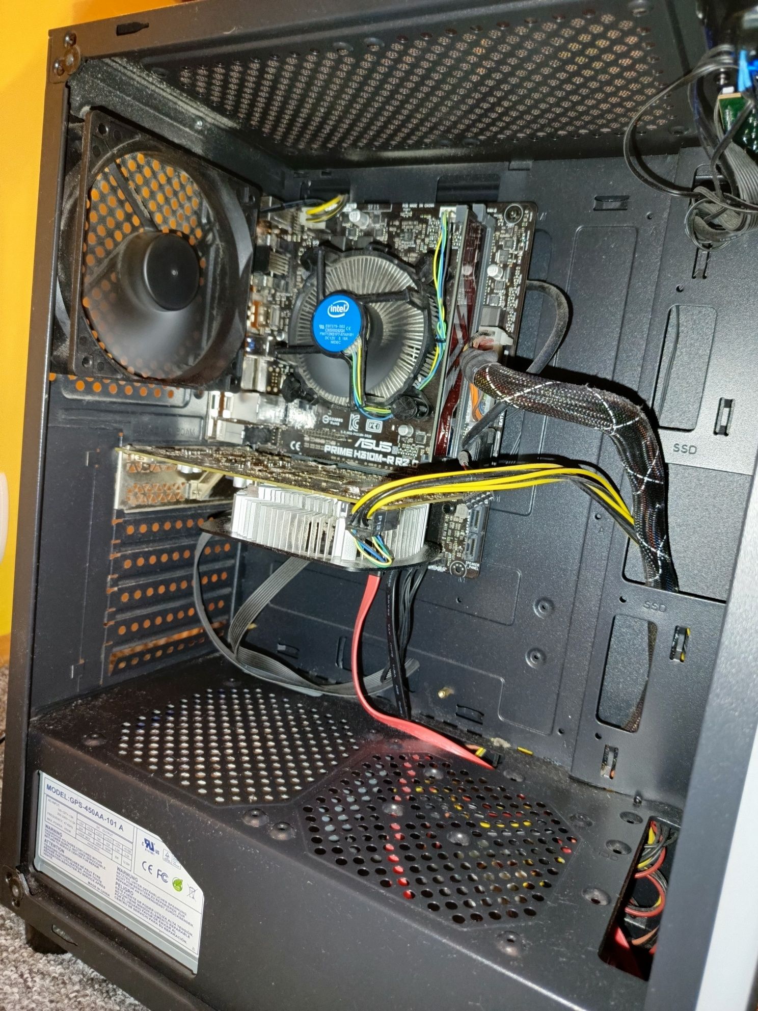 Komputer do gier i nauki – i3-9100 / GTX 1060 / 8GB RAM / SSD + HDD 2T