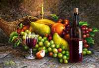 Puzzle 1000 Fruit And Wine Castor, Castorland