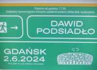 Dawid Podsiadło w Gdańsku 02.06.2024r. Sprzedam 2 bilety