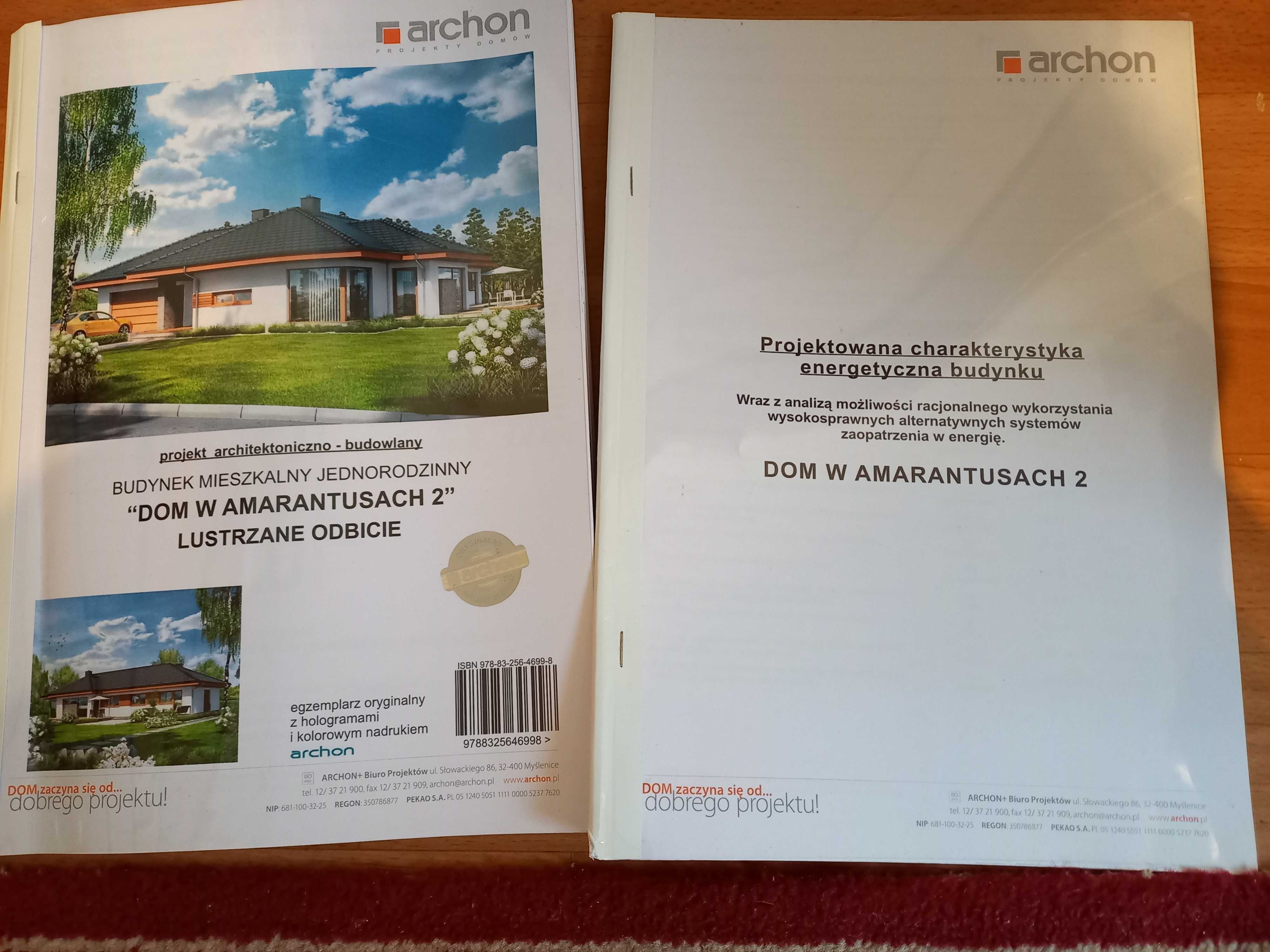 projekt domu z firmy Archon DOM W AMARANTUASCH 2