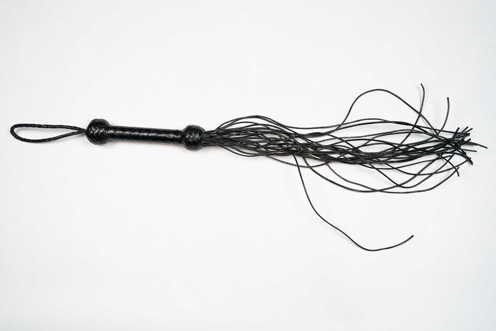 Шкіряний плетений батіг кнут бич нагайка плітка флогер для коня