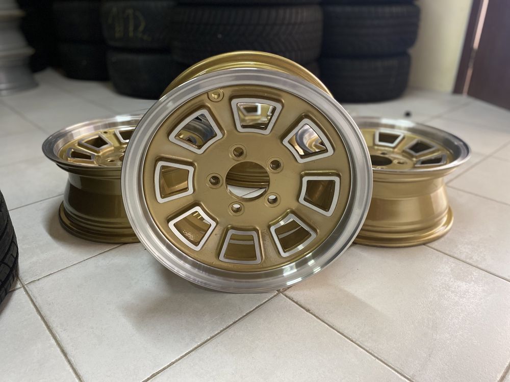 Jantes 14” 5x112 Mercedes w114 w115 w123 Classicos com aba “Bbs amg”