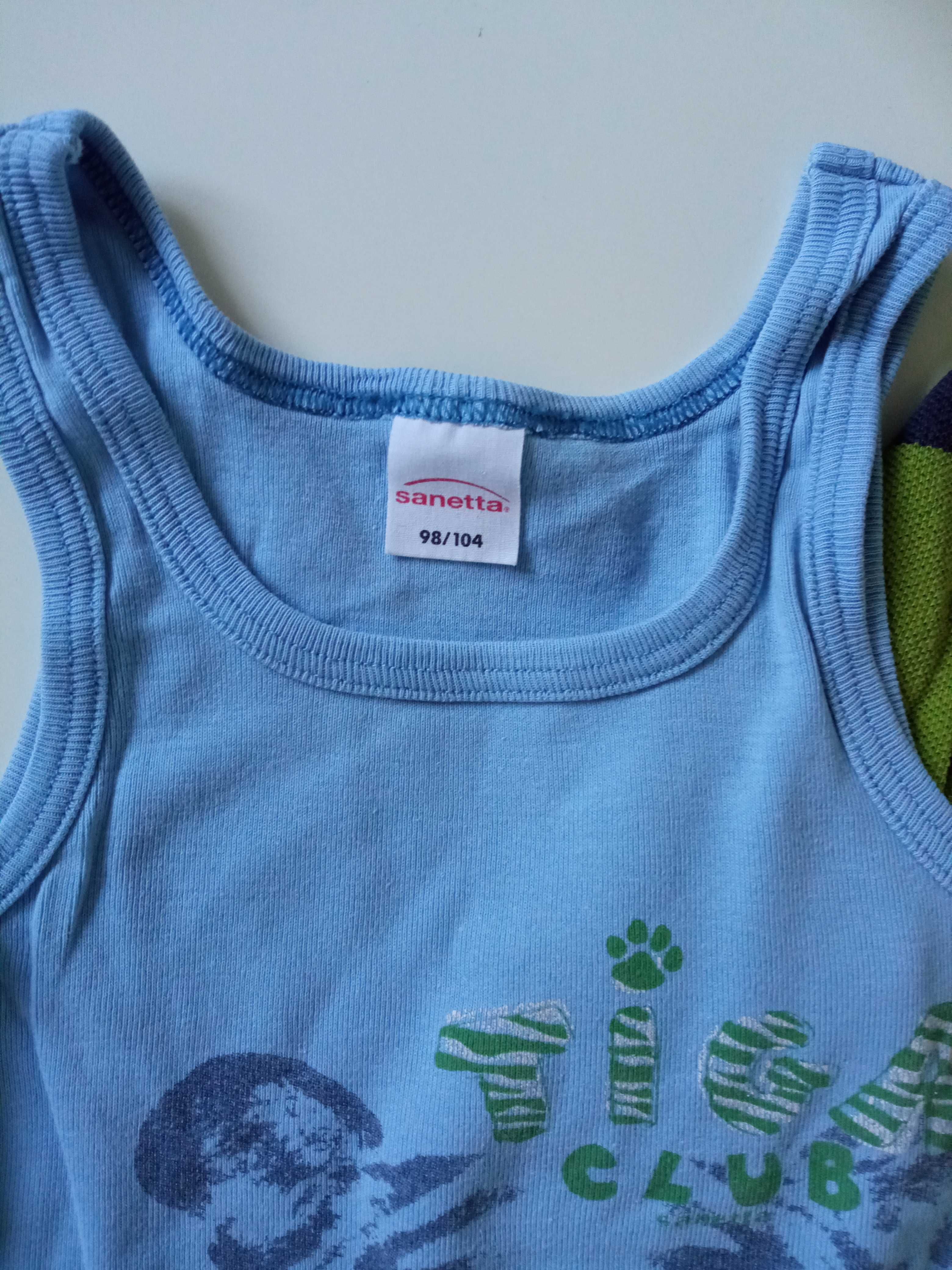 2 x koszulka bluza chłopięca dziecięca różne marki r 98/104