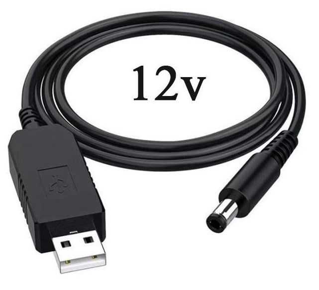 Перехідник для роутера від повербанку USB 5V to DC 12V