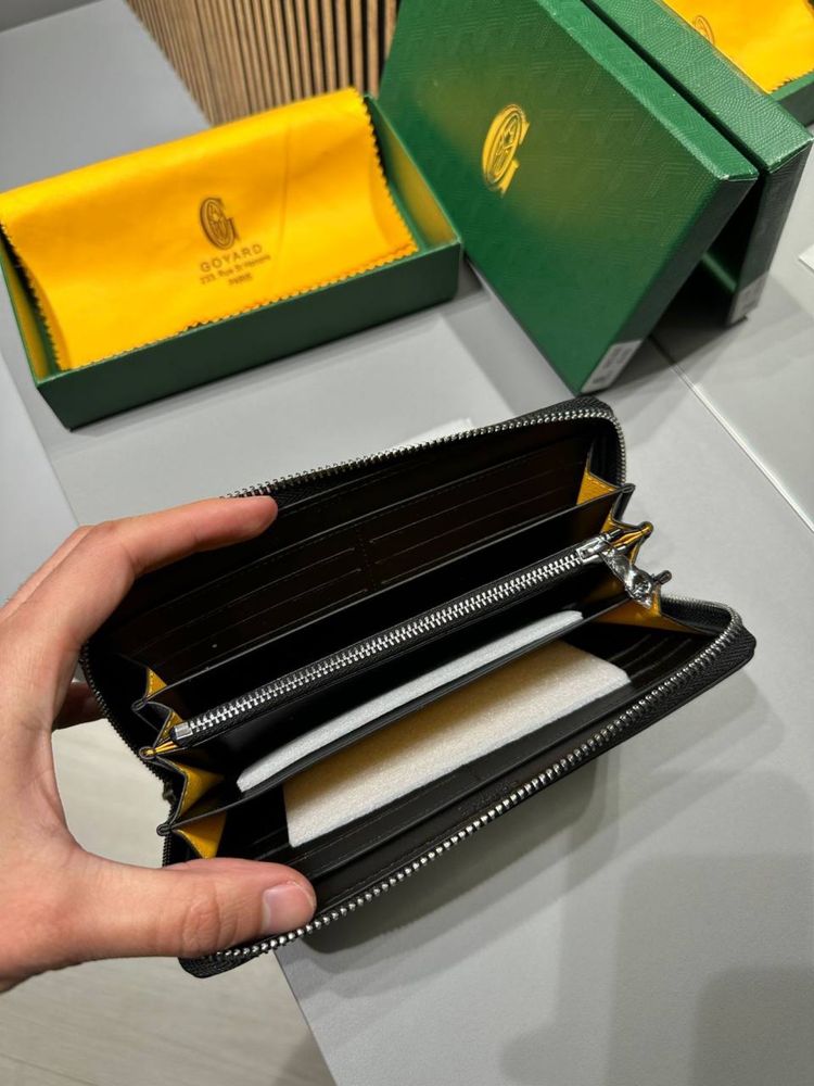 Кошелек Goyard натуральная кожа