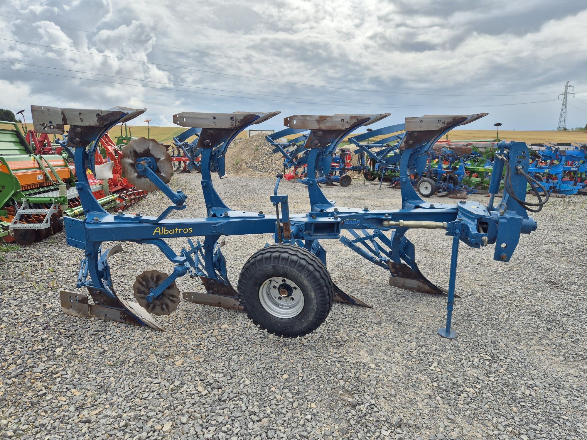 Rabe Werk Albatros 120 plug obrotowy 4 skibowy Ażurowy lemken opal