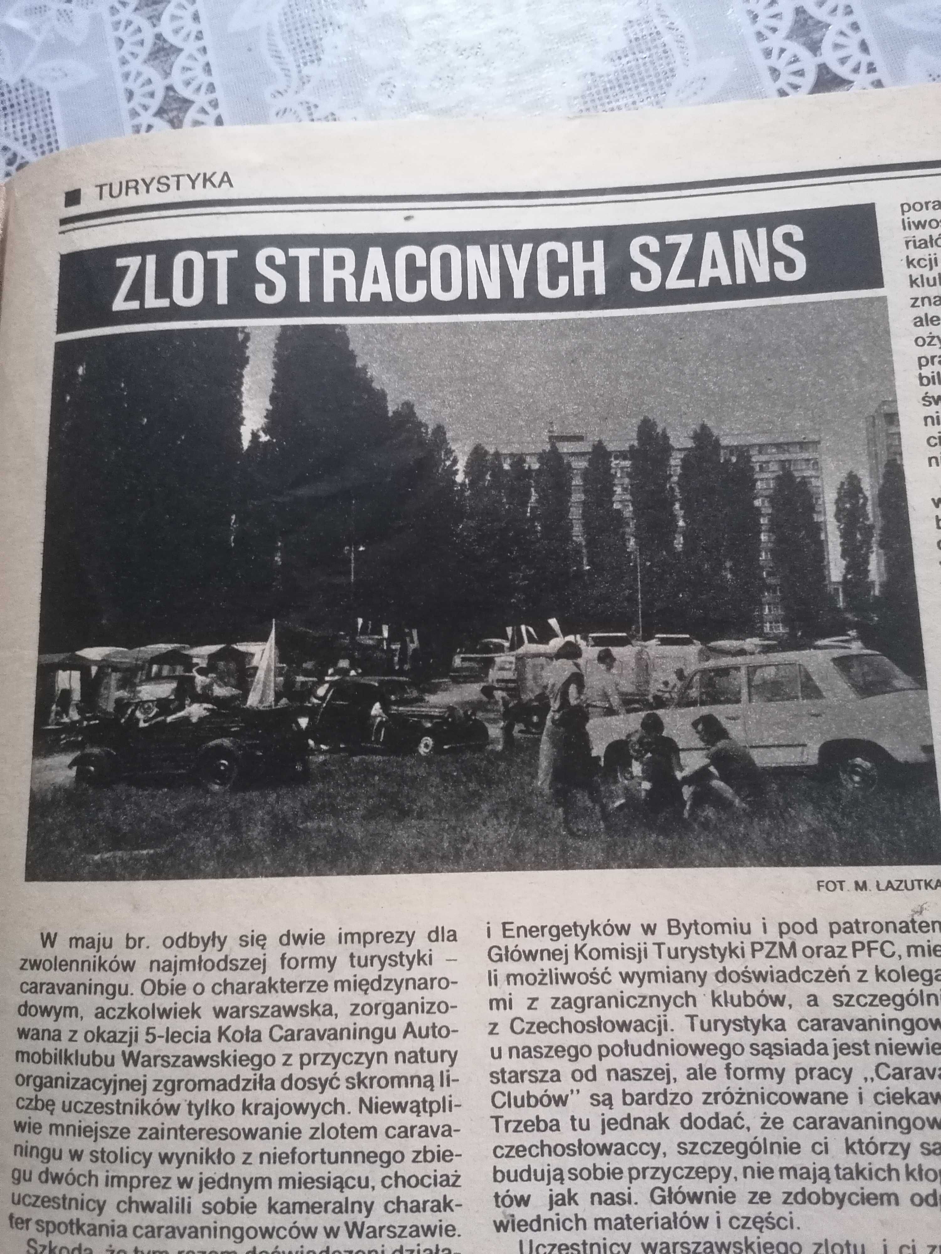 Gazeta MOTOR targi poznańskie Star maluch Syrena PRL FSO kllasyk