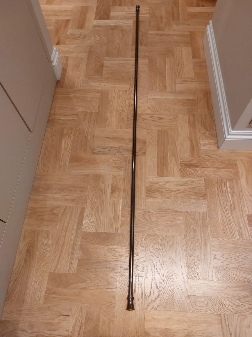 Karnisz metalowy pojedynczy szynowy antracyt 200 cm
