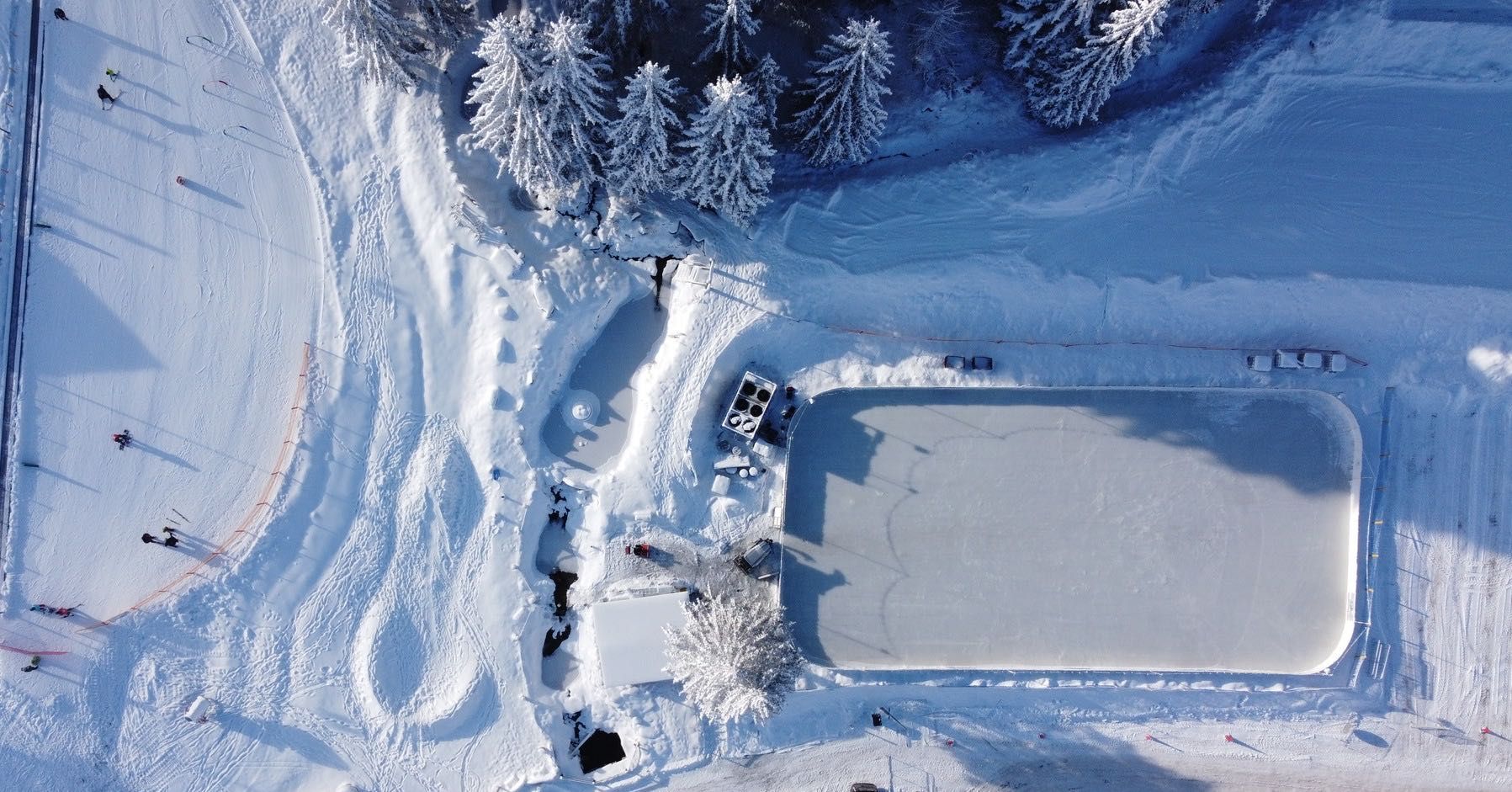 Lodowisko mobilne 20x40m + rolba WM Pinguino – KOMPLETNY ZESTAW!