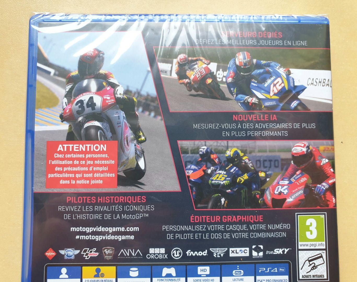Gra PS4 MotoGP 19 blu-ray wyścigi motocyklowe