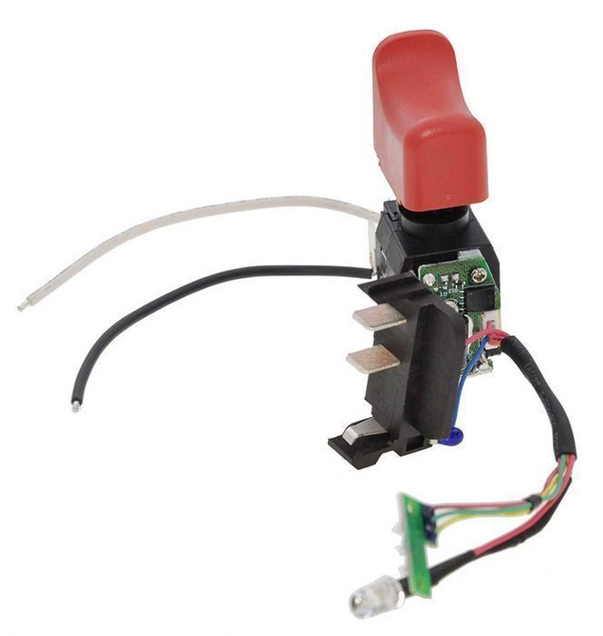 Кнопка шуруповерта Metabo POWERMAXX BS оригинал 343410350, кн1010