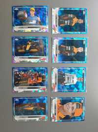 Lote de 8 cartas F1 Topps Chrome Sapphire 2022 McLaren