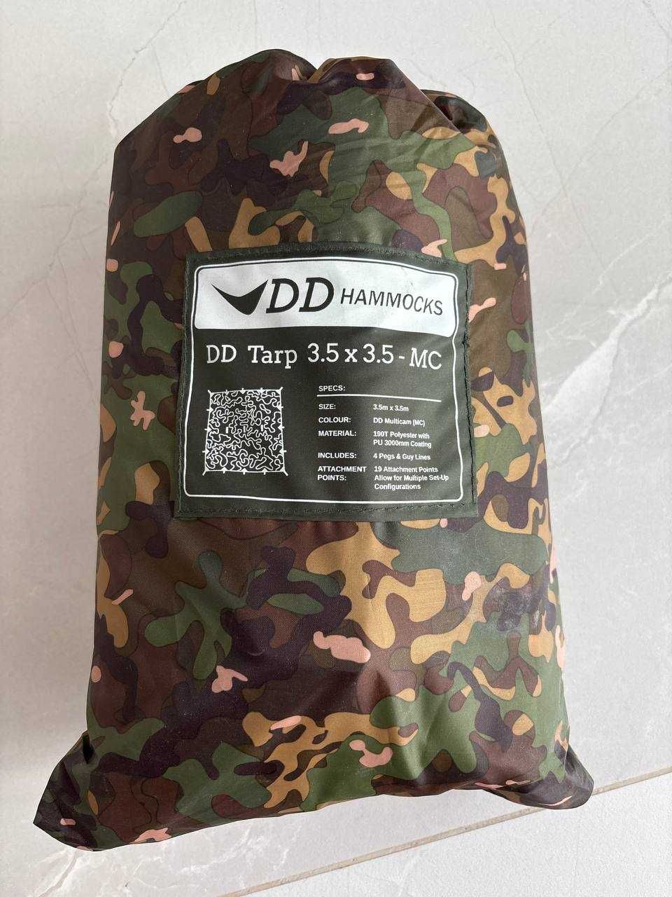 Туристичний тент DD Hammocks, модель DD Tarp 3.5 x 3.5 - MC