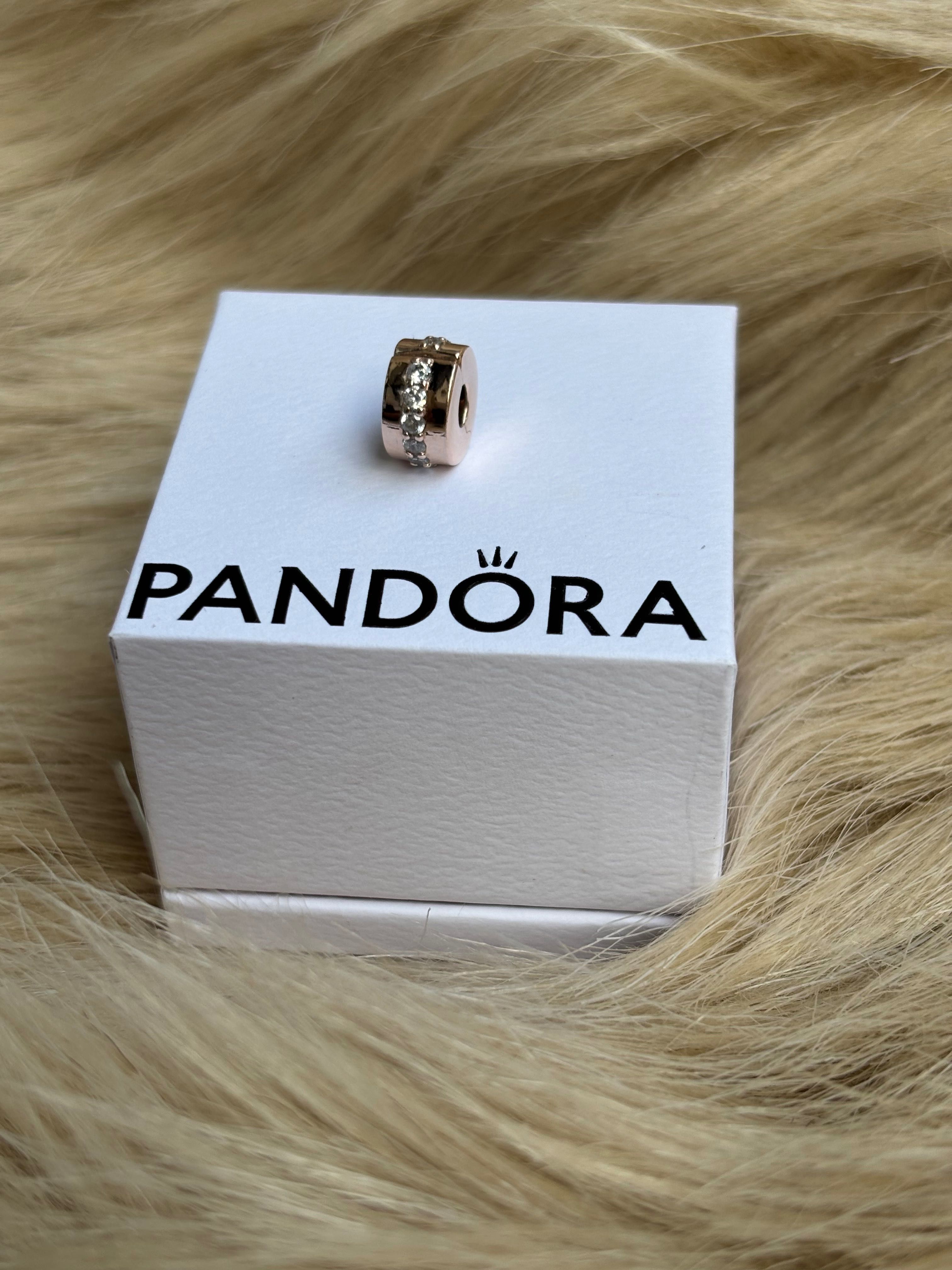 Separator Pandora oryginalny, Lśniące pasmo, różowe zloto