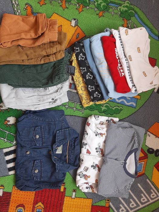 Paka ubranek dla chłopca rozmiar 68
