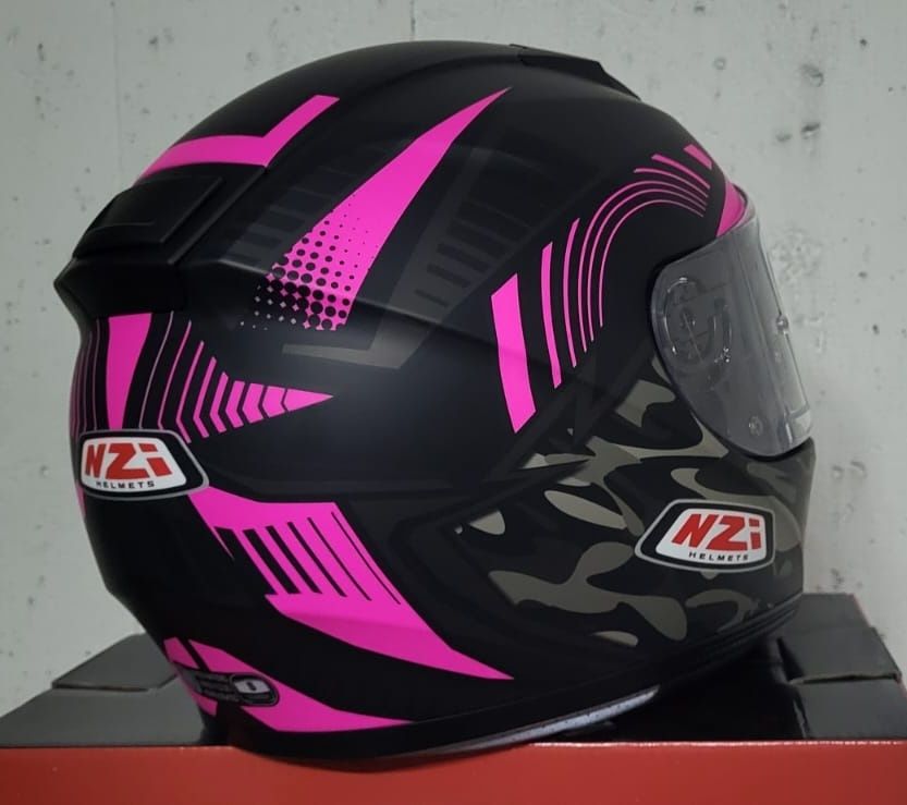 Capacete Integral NZI Eurus 2 Desert Black Pink Matt ( S )( NOVO )