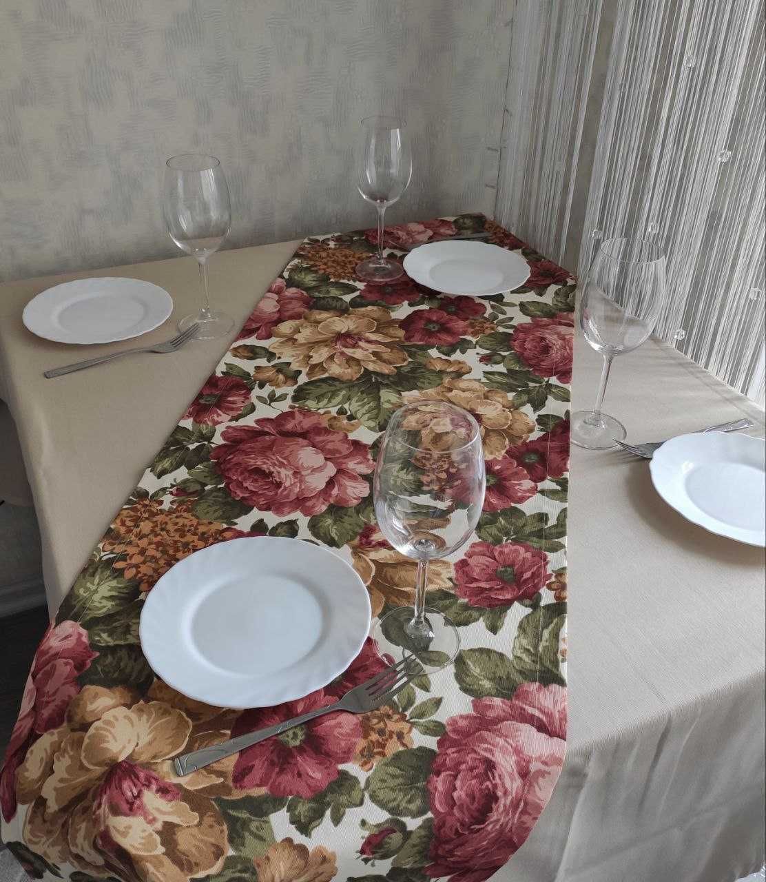 Beżnik na stół 49*150 cm Materiał plamoodporny Duck, obrus.