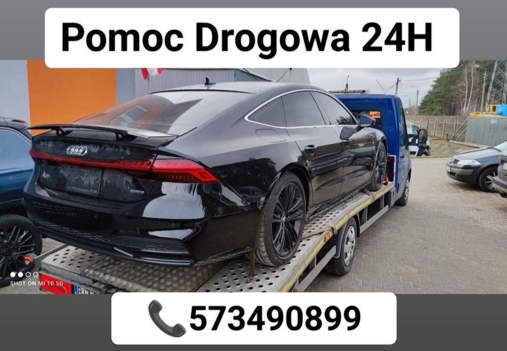 Pomoc Drogowa 24H Laweta Holowanie Transport Białystok Podlaskie Tanio