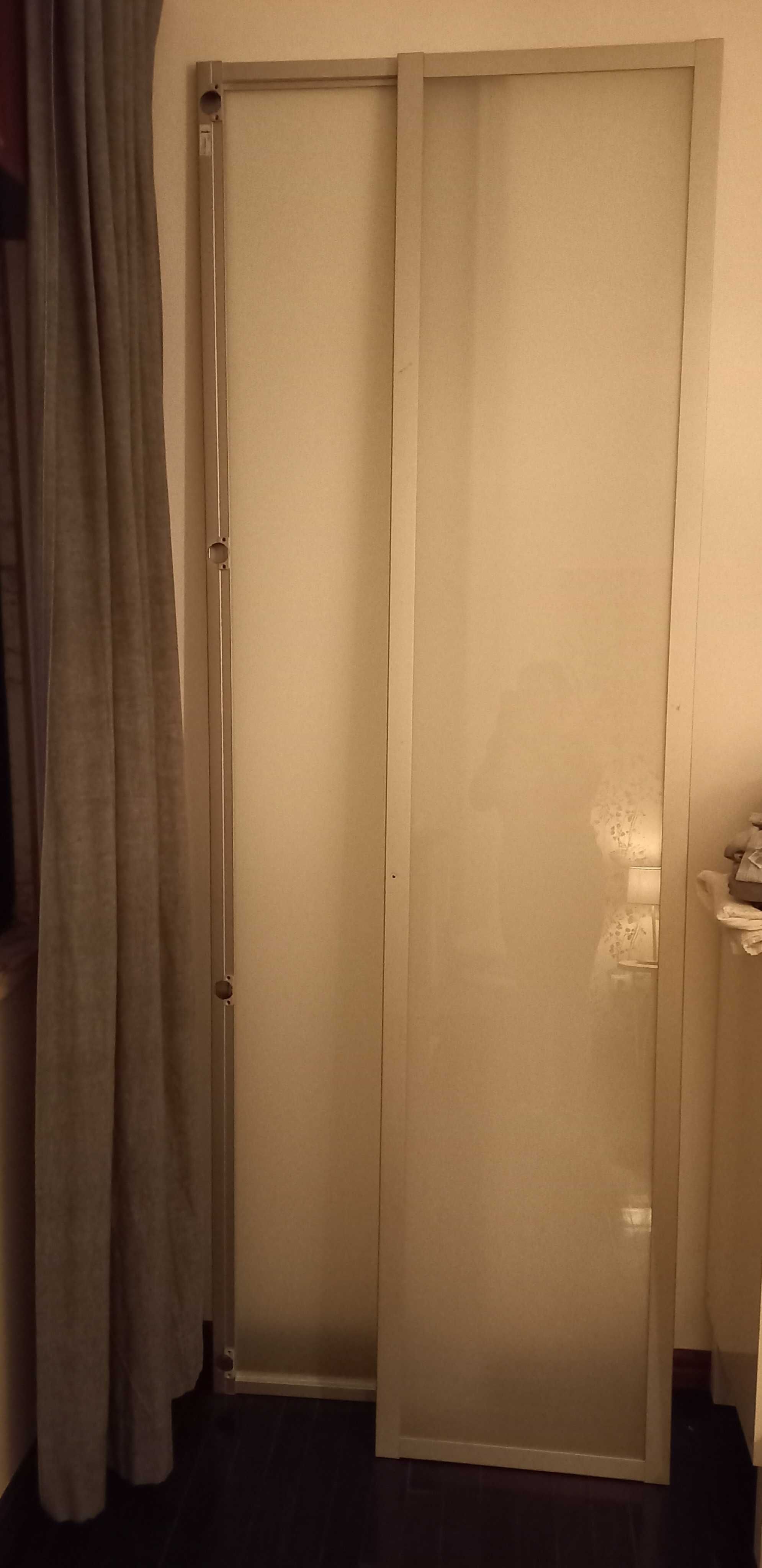 Portas de roupeiro de vidro Pax Drammen