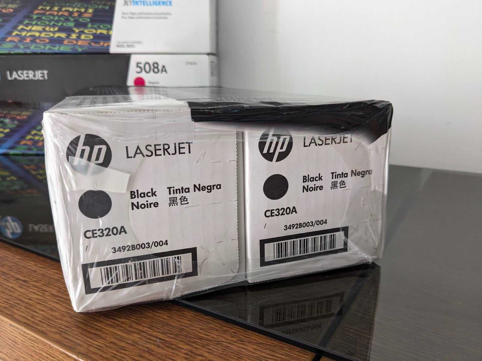 Картриджи оригінальні HP (CE320AD) 128A (Нові) - 2 в упаковці