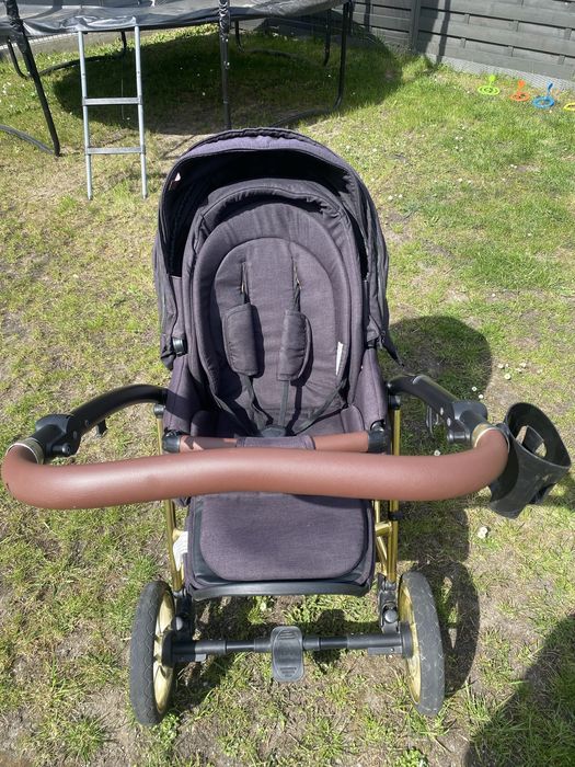 Wózek 3w1 musse babyactive złoty czarny