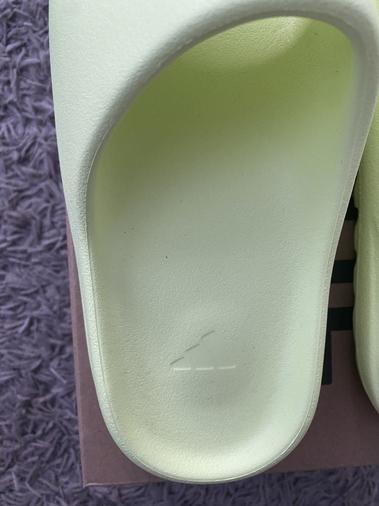 Adidas Yeezy slide glow green