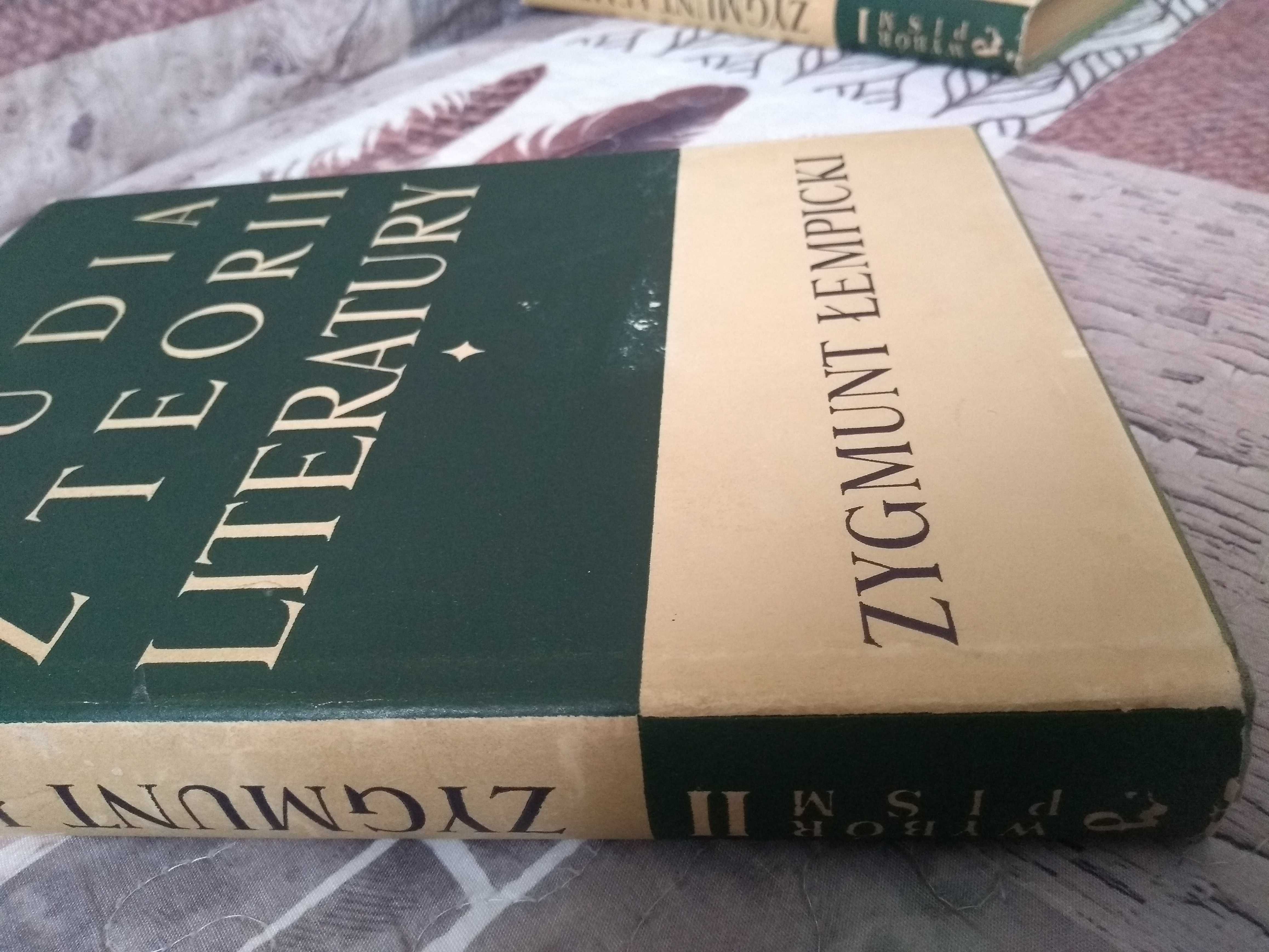 Studia z teorii literatury, Zygmunt Łempicki