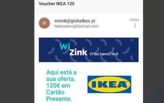 Vale ikea 120 euros