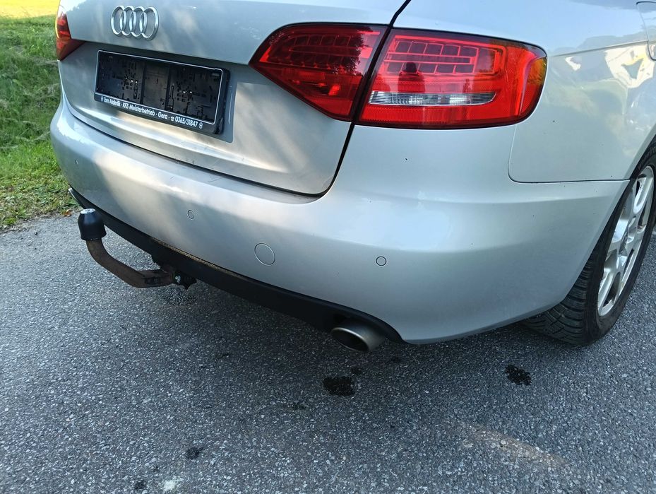 Zderzak Tył Tylny Audi A4 b8 Avant Kombi LX7W Srebrny PDC Przedlift