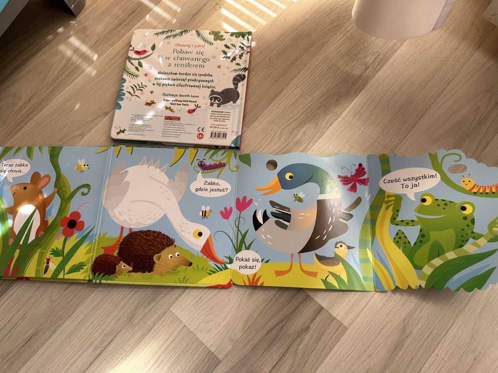 Książka dla dzieci otwierane elementy  ( 2 szt )