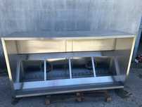Hott inox com 220cm x 65 cm x 110cm