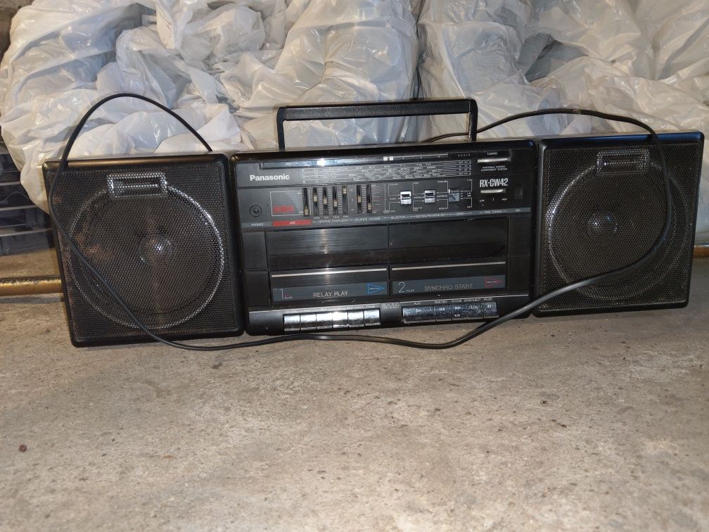 Radio Panasonic FM Stereo na kasety magnetofonowe retro