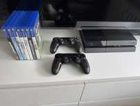 PlayStation 4 + 2 pady + 7 gier – gotowy zestaw do grania