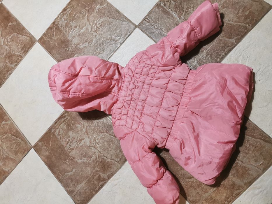 Kurtka zimowa dla dziewczynki dziewczęca 92