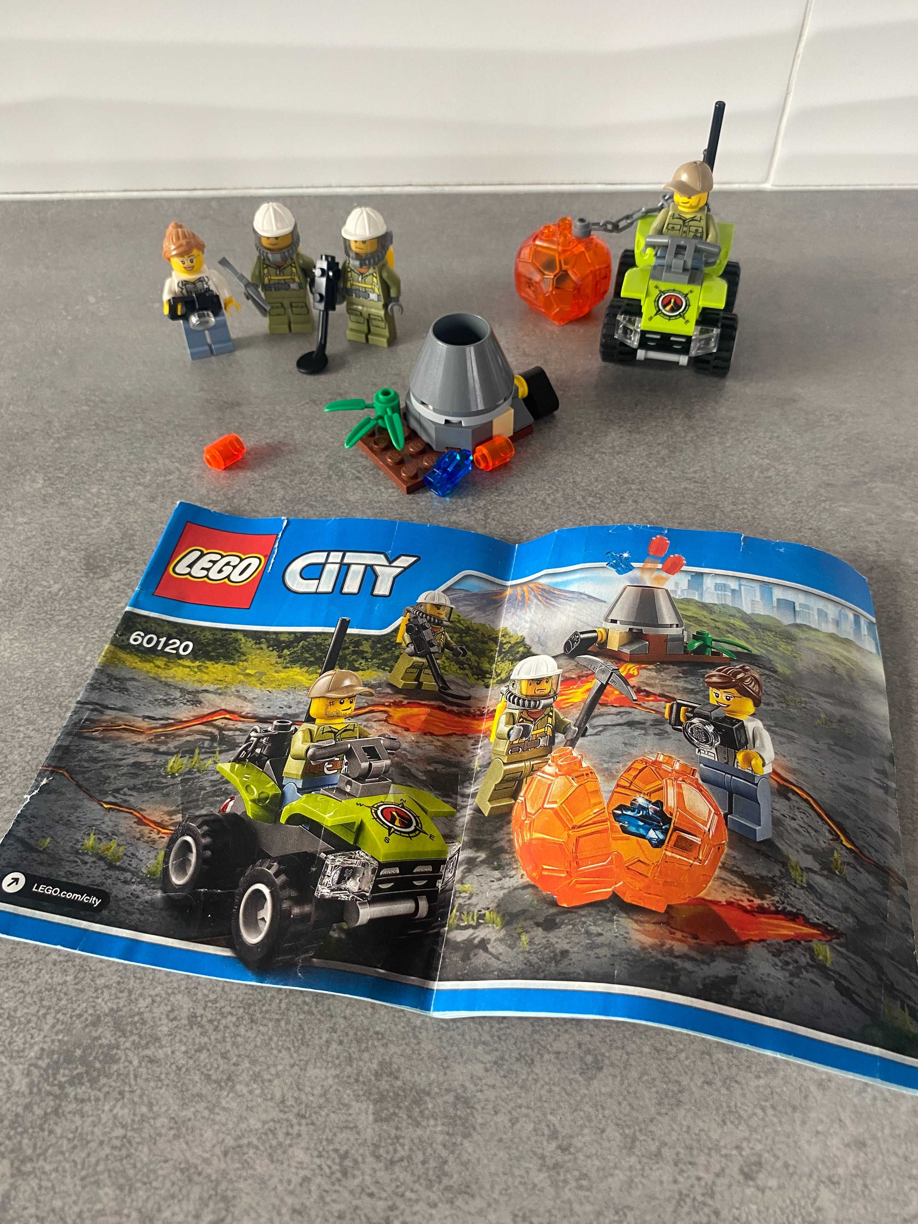 LEGO City Wulkan zestaw startowy 60120 kompletny
