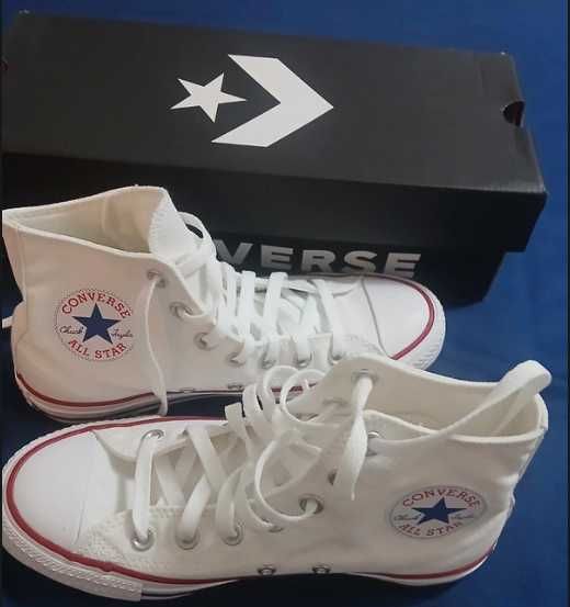 All Star Converse ténis bota 41 BRANCO - NOVOS na CAIXA - ORIGINAIS