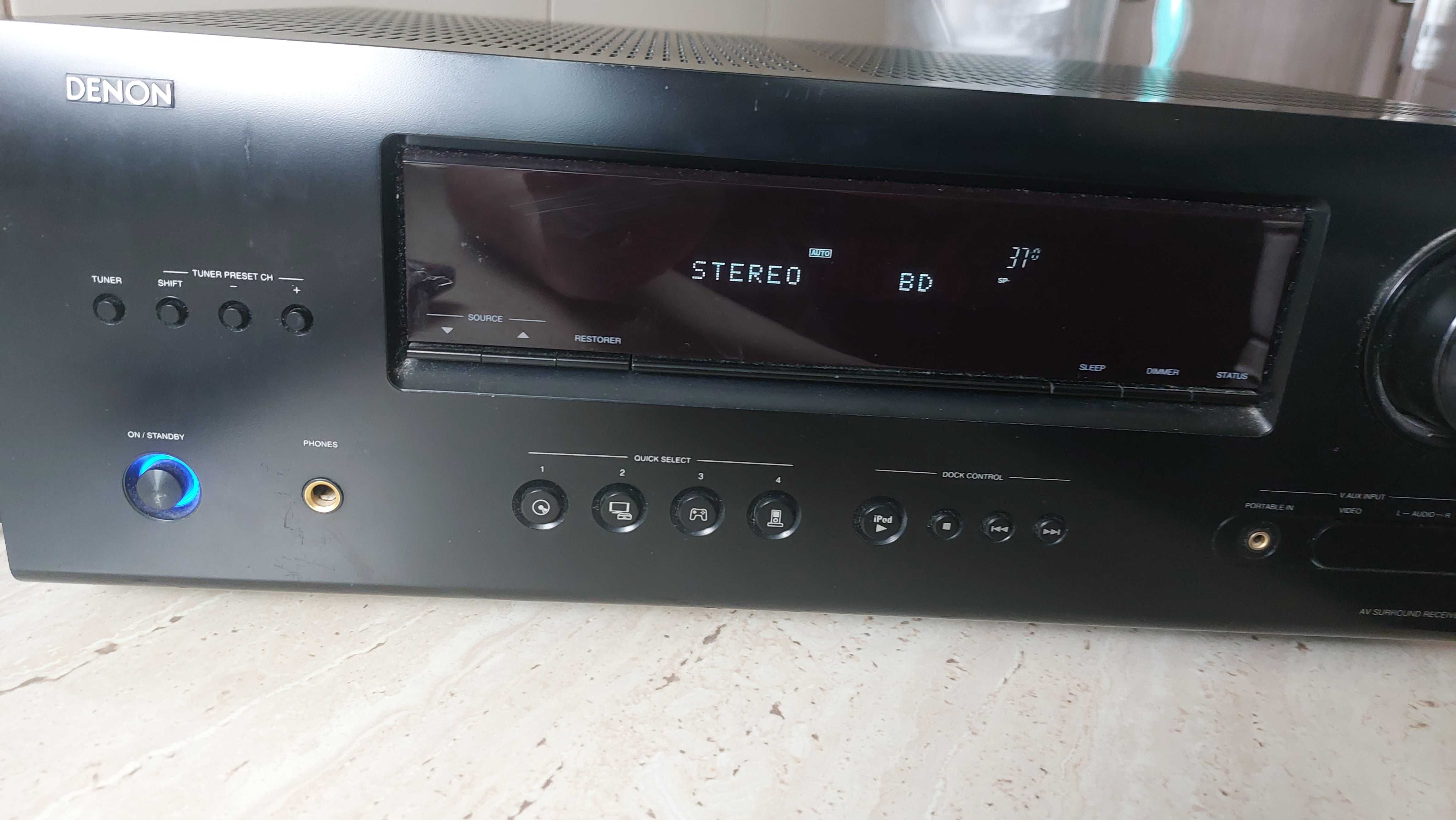 Amplituner Denon AVR-1312 5.1, używany, sprawny 100%