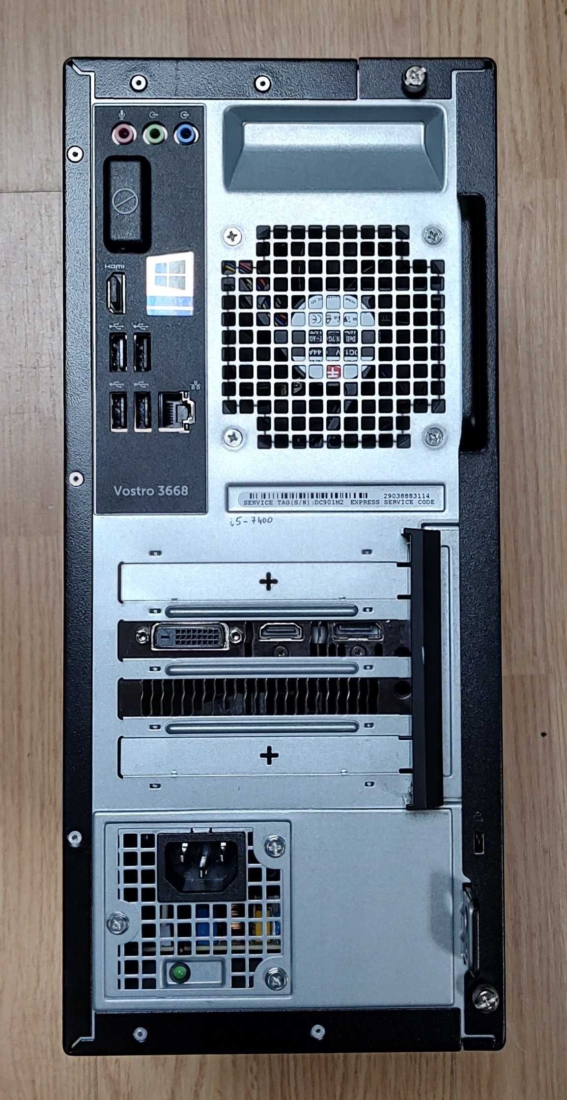 Dell Vostro 3668 Intel i5-7400, 32GB, SSD 1TB +HDD 1TB, GTX1050 Ti 4GB