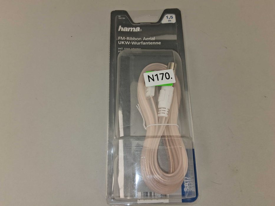 N170 Antena Radiowa Dipolowa Hama FM UKW 1.5m 75 Ohm