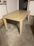 Stolik z ikea Lack ten wiekszy