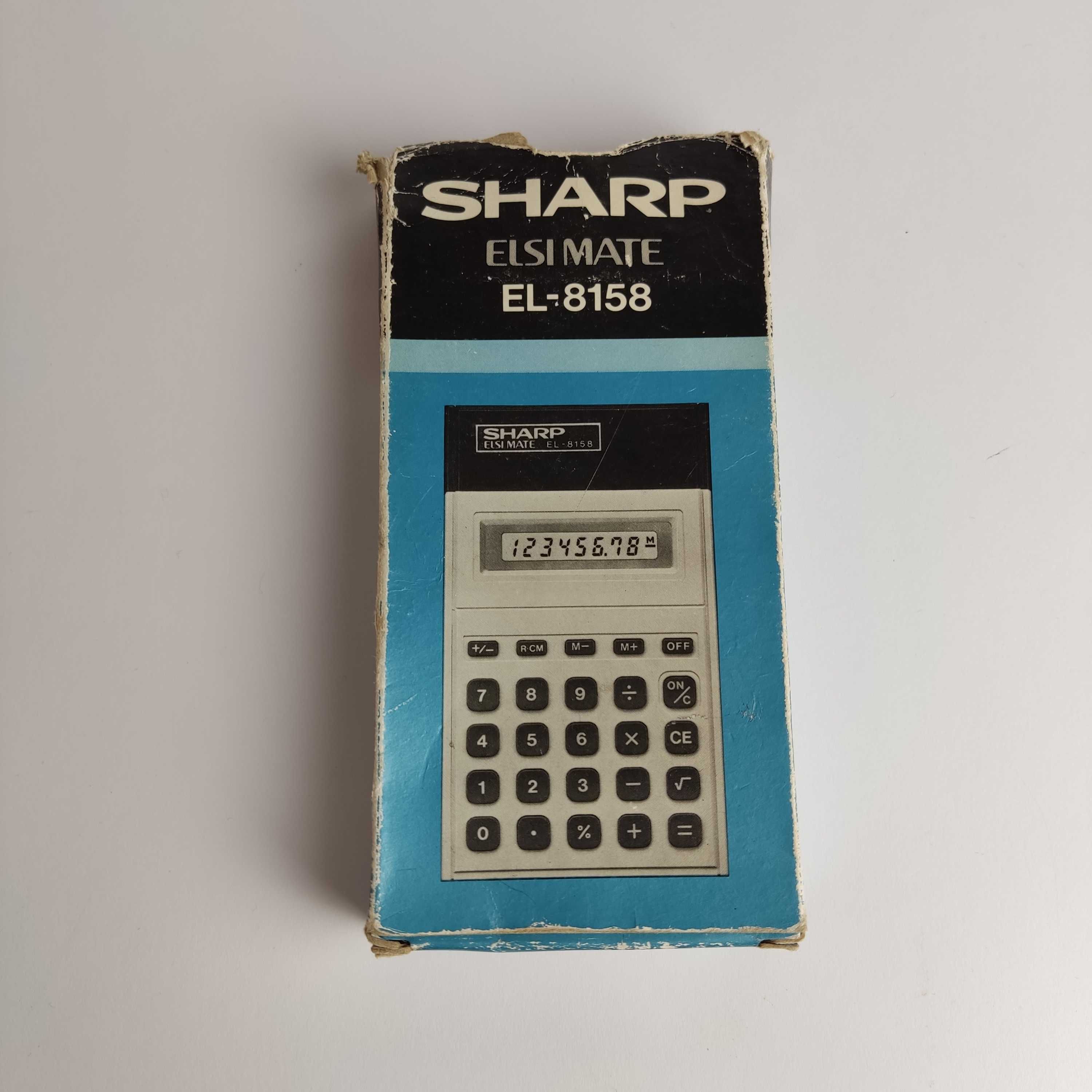 Kalkulator SHARP ELSI MATE EL-8158 - sprawny , rok 1979