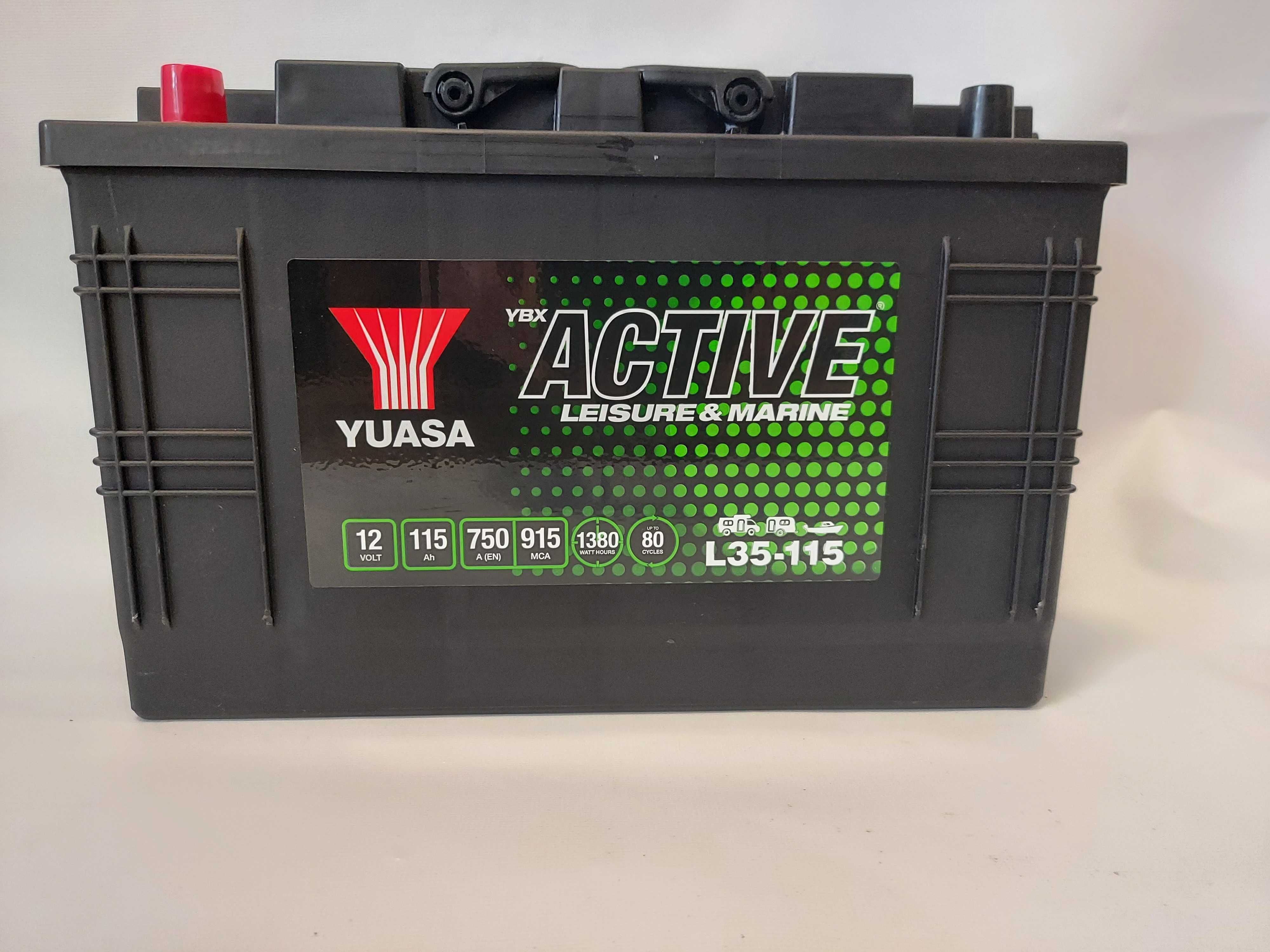 Akumulator do łodzi 12v 115Ah 750A 1380Wh YUASA L35-115