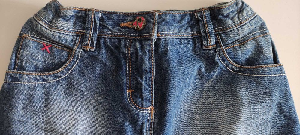 Spódniczka jeans Nutmeg rozm. 116 - 122