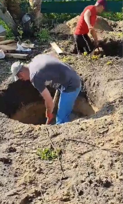 Каналізація копка під ключ вигрібна яма з бетонних кілець 9/10/24 м3