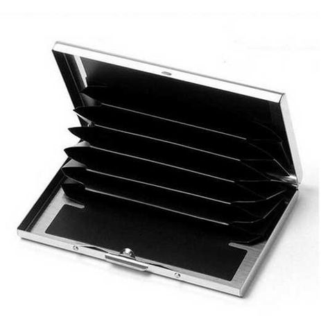 Aluminiowe pudełko case etui metalowe na karty kredytowe wizytówki